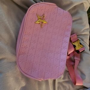JEFFREE STAR CROSSBODY FANNY PACK BAG PINK